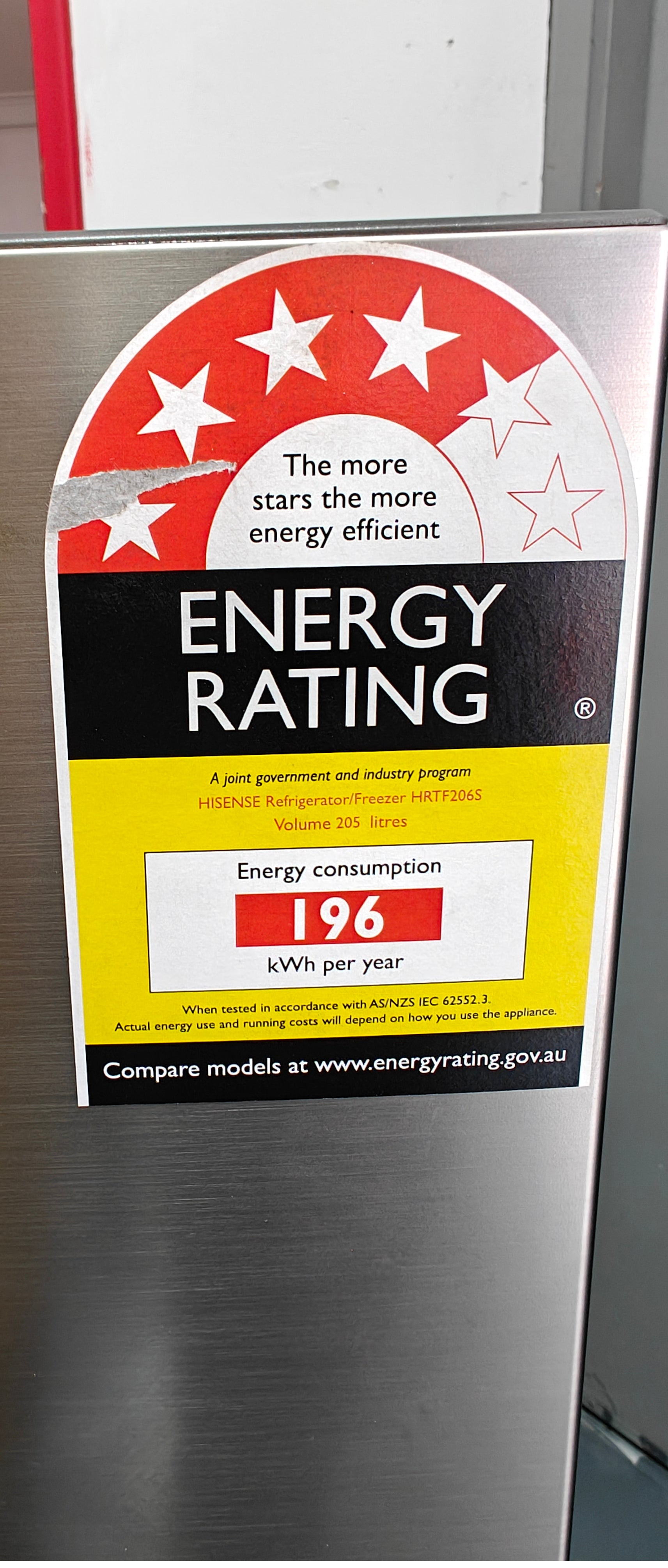 Refurbished Hisense HRTF206S 205L Top Mount Refrigerator – Silver | SYDNEY